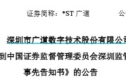事业什么顶格重罚！*ST广道实控人被终身市场禁入